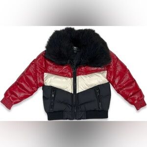 JC Jordan Craig Kids Puffer Coat Red, White, and Black